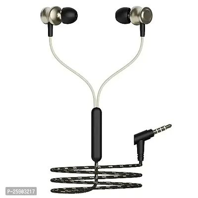 SHOPSBEST Earphones BT 870 for ONE-Plus Nord CE 5G Earphone Original Like Wired Stereo Deep Bass Head Hands-Free Headset v Earbud Calling inbuilt with Mic,Hands-Free Call/Music (870,CQ1,BLK)