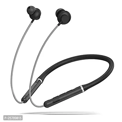 SHOPSYES Wireless BT In Ear Earphones for Xiaomi Mi Original Sports with Deep Bass and Neckband Hands-Free Calling inbuilt With Mic, Call/Music, Sports, Sweatproof Mic with Long Battery Life(BLACK)