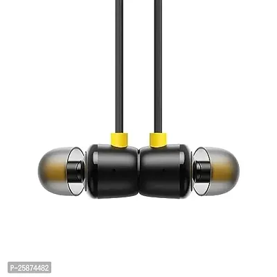 Earphones for Xiaomi Redmi Note 11E Pro Earphone Original Like Wired Stereo Deep Bass Head Hands-Free Headset Earbud with Built in-line Mic Call Answer/End Button (R20, Black)