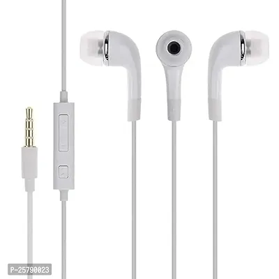 Earphones for Vivo NEX Earphone Original Like Wired Stereo Deep Bass Head Hands-free Headset Earbud With Built in-line Mic, With Premium Quality Good Sound Stereo Call Answer/End Button, Music 3.5mm Aux Audio Jack (ST9, BT-YR, White)-thumb3