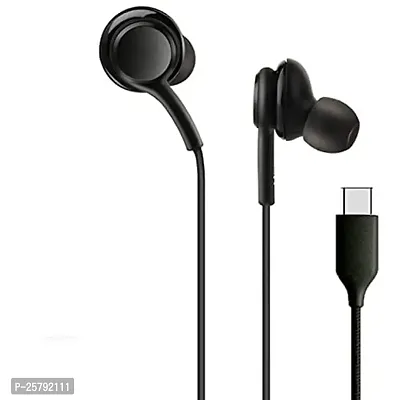 Earphones for Blackview Tab 11 SE Earphone Original Like Wired Stereo Deep Bass Head Hands-free Headset Earbud With Built in-line Mic, With Premium Quality Good Sound Stereo Call Answer/End Button, Music 3.5mm Aux Audio Jack (ST8, BT-AKA, Black)-thumb2