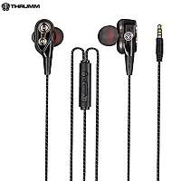 Earphones for BlackBerry Porsche Design P'9982 Earphone Original Like Wired Stereo Deep Bass Head Hands-free Headset Earbud With Built in-line Mic, With Premium Quality Good Sound Call Answer/End Button, Music 3.5mm Aux Audio Jack (APR-30, Black)-thumb4