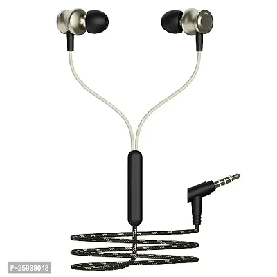 Earphones BT 870 for Motorola Moto G8 Play Earphone Original Like Wired Stereo Deep Bass Head Hands-Free Headset Earbud Calling inbuilt with Mic,Hands-Free Call/Music (870,CQ1,BLK)