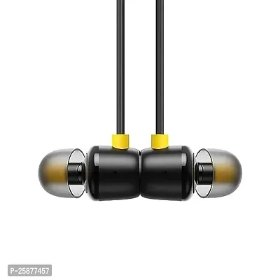 Wired BT-335 for Xiaomi 11i HyperCharge Earphone Original Like Wired Stereo Deep Bass Head Hands-Free Headset Earbud with Built in-line Mic Call Answer/End Button (R20, Black)