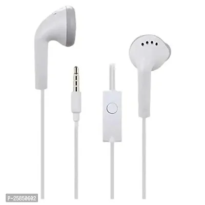 Earphones for Micromax In 2c Earphone Original Like Wired Stereo Deep Bass Head Hands-free Headset Earbud With Built in-line Mic, With Premium Quality Good Sound Stereo Call Answer/End Button, Music 3.5mm Aux Audio Jack (ST11, YS, White)-thumb2