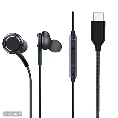 Earphones for Tecno Camon 19 Pro Earphone Original Like Wired Stereo Deep Bass Head Hands-free Headset Earbud With Built in-line Mic, With Premium Quality Good Sound Stereo Call Answer/End Button, Music 3.5mm Aux Audio Jack (ST7, BT-AG, Black)