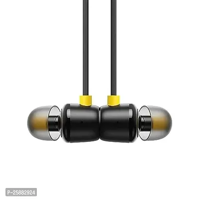 Earphones for Oppo K11x Earphone Original Like Wired Stereo Deep Bass Head Hands-Free Headset Earbud with Built in-line Mic Call Answer/End Button (R20, Black)