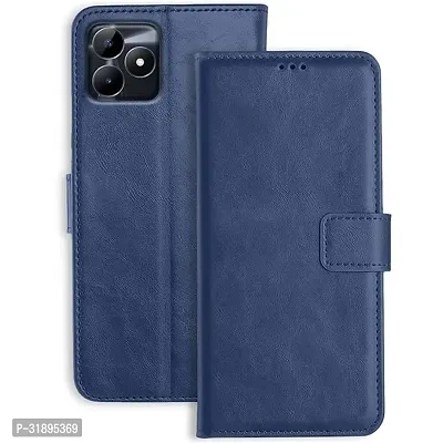 Ultra Slim Leather Flip Wallet Back Cover Case for OPPO C53