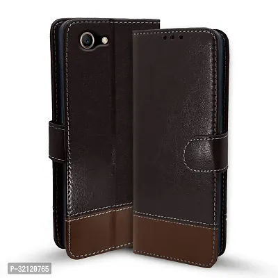 Leather Flip Cover Shockproof 360 Protection Wallet Style Magnetic Closure for OPPO A83