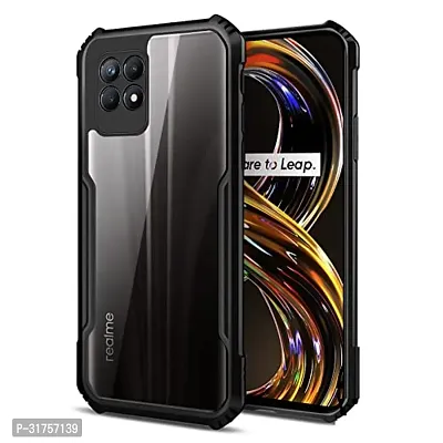 Back Case Cover Camera Bump Protection Shockproof Bumper Crystal Clear Slim 360 Degree Protection Acrylic Transparent For Realme 8i