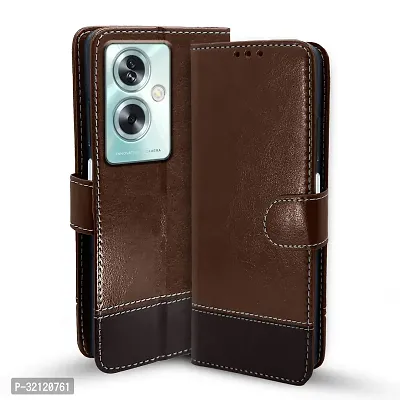 Leather Flip Cover Shockproof 360 Protection Wallet Style Magnetic Closure for OPPO A79 5g