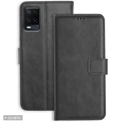 Leather Flip Cover Shockproof 360 Protection Wallet Style Magnetic Closure for OPPO A54