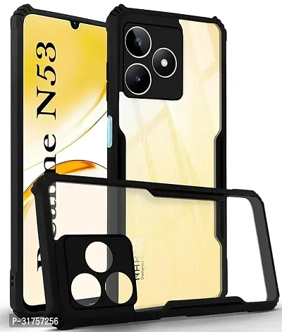 Back Case Cover Camera Bump Protection Shockproof Bumper Crystal Clear Slim 360 Degree Protection Acrylic Transparent For Realme C 51