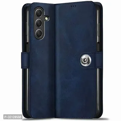 Leather Flip Cover Shockproof 360 Protection Wallet Style For Samsung M15 5G