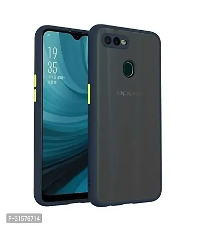 Phone Case Cover for Realme 2 Pro Translucent Shock Proof Smooth Rubberized Matte Hard Back Cover with Camera Protection  Blue-thumb0