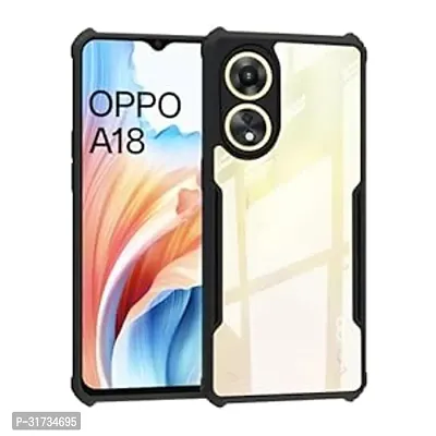 Back Case Cover Camera Bump Protection Shockproof Bumper Crystal Clear Slim 360 Degree Protection Acrylic Transparent For OPPO A18-thumb0