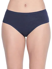 Elegant Cotton Solid Panties For Women- Pack Of 6-thumb1