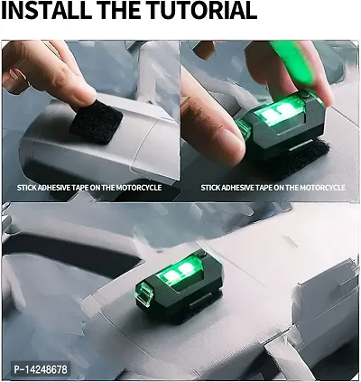 Helmet blinking store light