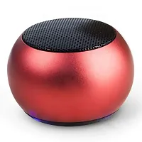 M4 Dynamic Metal Sound With High Bass 5 Watt Bluetooth Speaker (Red, Stereo Channel)-thumb1