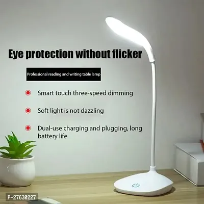 Rechargeable LED Touch On/Off Switch Desk Lamp Children Eye Protection Student Study Reading Dimmer Rechargeable Led Table Lamps (Table Lamps for Study)-thumb2