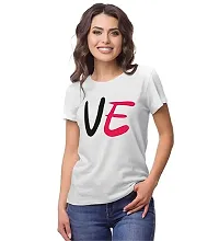 Mordan T-Shirt Men's  Women's Round Neck T-Shirt-LO VE-Pack of 2-Couple T-Shirts-thumb1