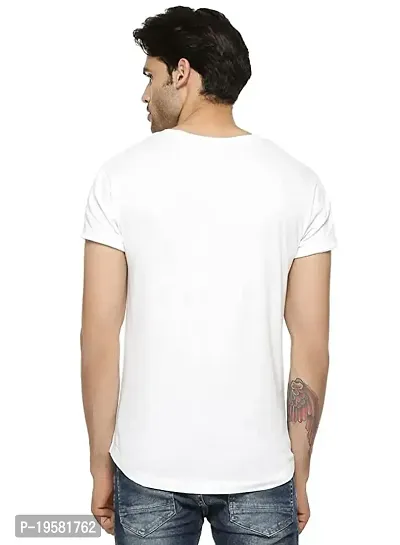 Mordan T-Shirt Photo Print Men's Round Neck T-Shirt Design of Triangle Pack of 1 T-Shirts-thumb3