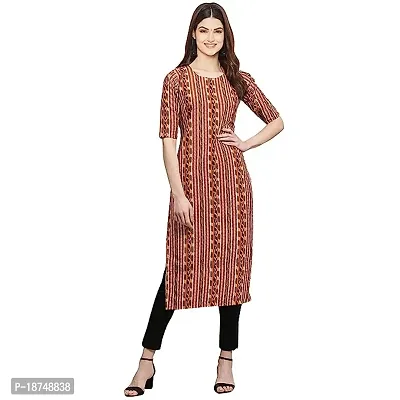 Stylish A-Line Polycotton Kurti For Women-thumb0