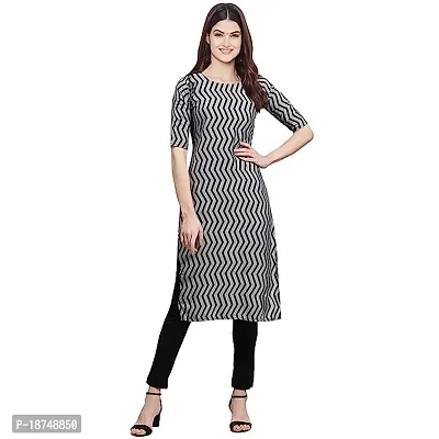 Stylish A-Line Polycotton Kurti For Women-thumb0