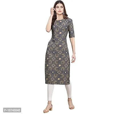 Stylish A-Line Polycotton Kurti For Women-thumb0