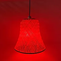 Cane Handicraft Hanging Lamps for Livingroom Home Decoration Cane Lamp Shades Hanging Lamp Bamboo Lights Balcony,10Dx11H Inch, (Wire  Holder Not Included) Pack of 1-thumb2