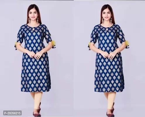 Classic Rayon Kurti for Women Pack of 2