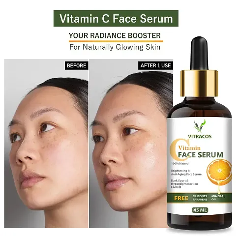 VITRACOS Vitamin C Serum Natural Ingredients With The Essential Vitamins And Hyaluronic Acid