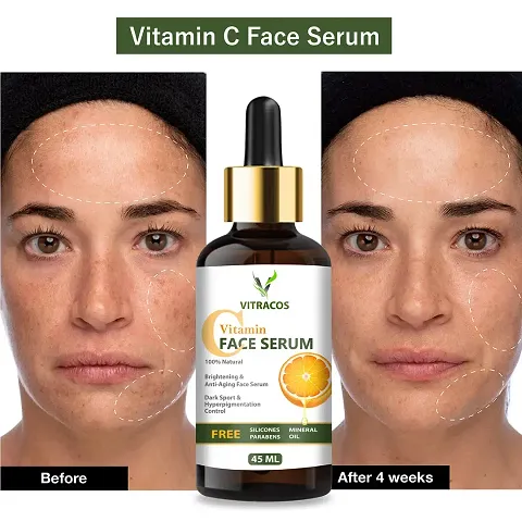 VITRACOS Vitamin C Serum Natural Ingredients With The Essential Vitamins And Hyaluronic Acid