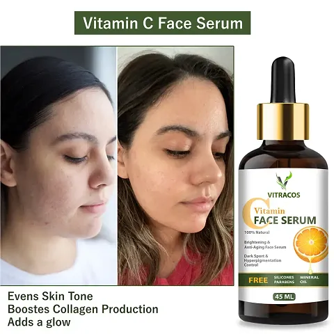 VITRACOS Vitamin C Serum Natural Ingredients With The Essential Vitamins And Hyaluronic Acid