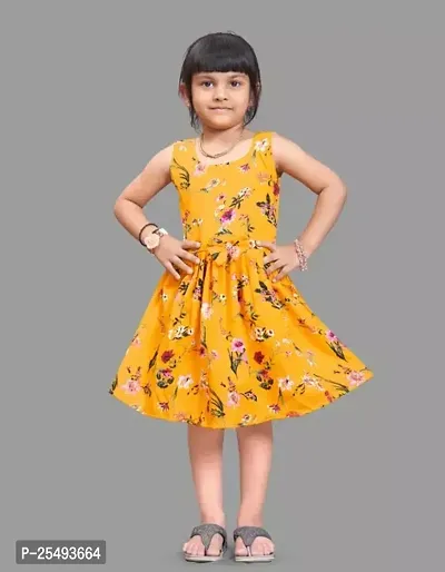 Fabulous  Multicoloured Cotton Frocks For Girls-thumb0