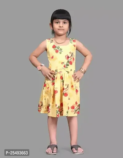 Fabulous  Multicoloured Cotton Frocks For Girls-thumb0