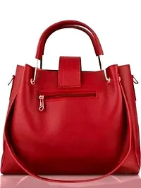 Fancy PU Handbag for Women- 3 Pieces-thumb1