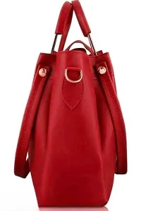 Fancy PU Handbag for Women- 3 Pieces-thumb2