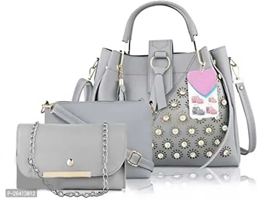 Combo Of 3 Gorgeous PU Handbags For Women