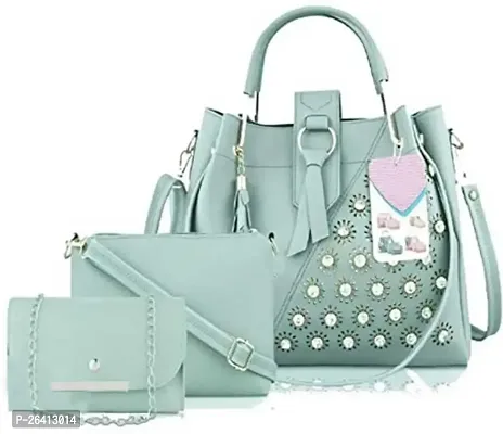 Combo Of 3 Gorgeous PU Handbags For Women