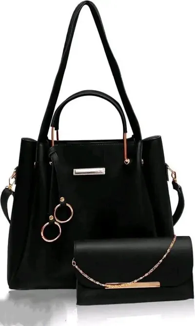 Stylish Fancy PU Handbag Sets For Women