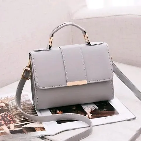 Classic PU Handbags With Sling Strap For Women