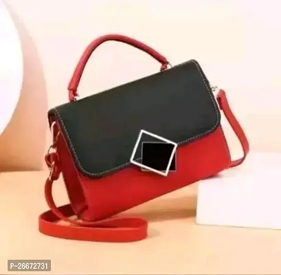 Designer PU Handbag With Sling Strap For Women