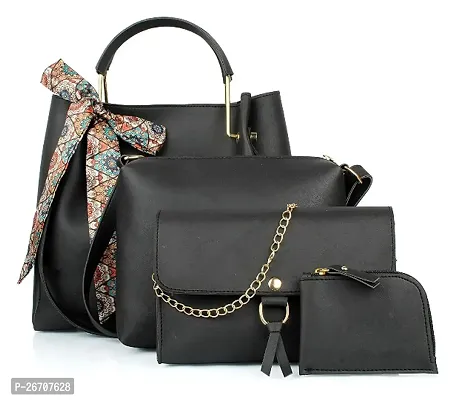Stylish Combo Of 4 PU Handbags For Women