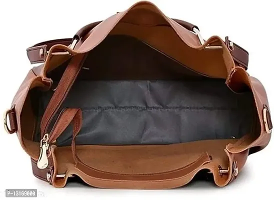 Fancy PU Handbags for Women- 4 Pieces-thumb2