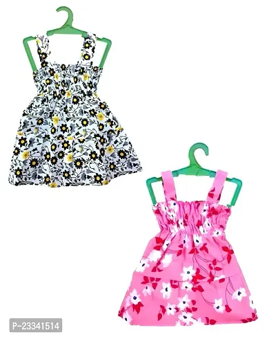 Adorable Cotton Baby Girl Frocks - 2-Pack-thumb0