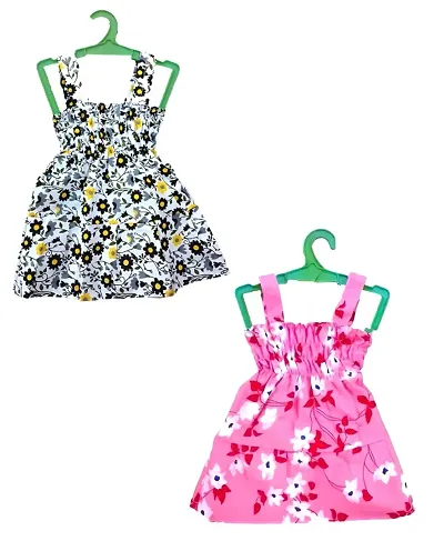 Adorable Baby Girl Frocks - 2-Pack