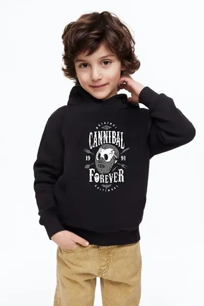 Fancy Cotton Blend Hoodie For Baby Boys