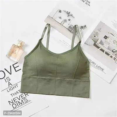 Trendy Cotton Padded Bralette with Adjustable Straps For Women-thumb0