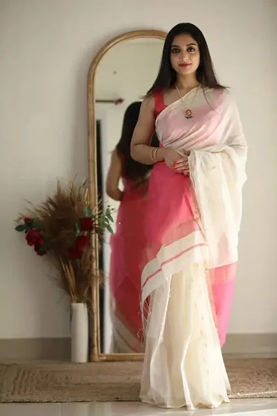 Alluring Art Silk Saree with Blouse piece 